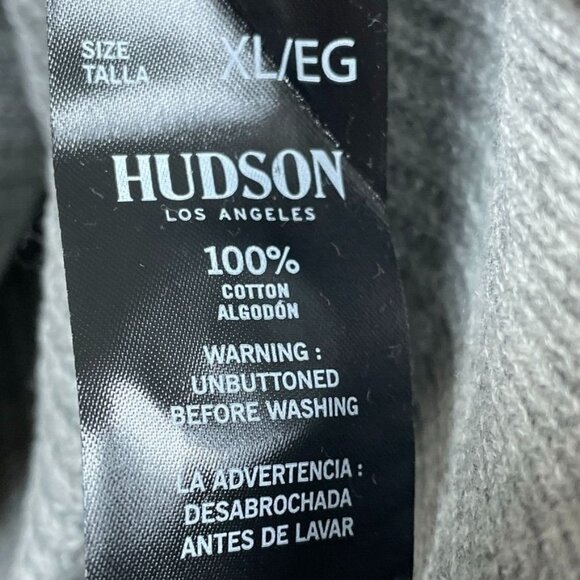 Hudson Los Angeles Cotton Buttondown Cardigan XL Womens Sweater d0091 - Picture 7 of 9